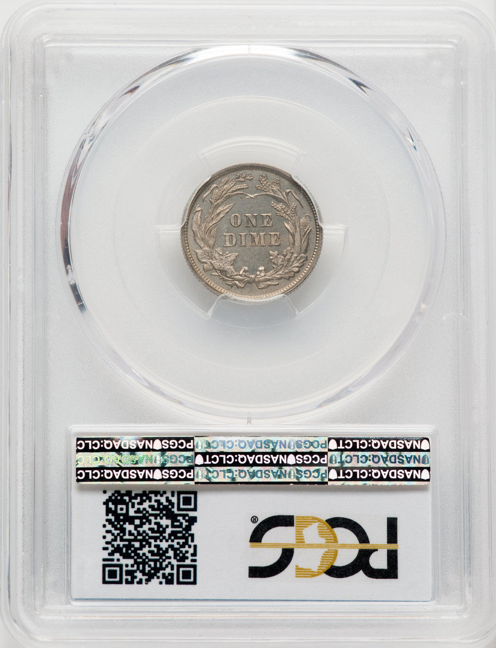 1893 10C Proof Barber Dime PCGS PR66