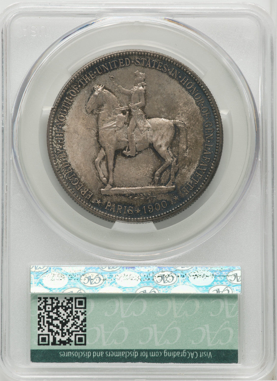 1900 Lafayette Dollar Commemorative Silver CACG MS64