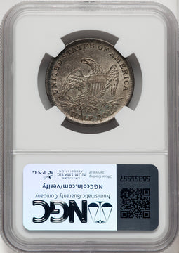 1838 50C CAC Reeded Edge Half Dollar NGC MS64