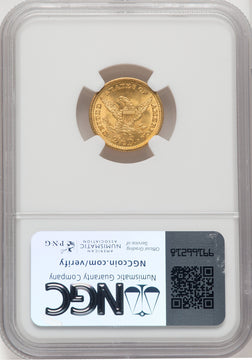 1906 $2.50 Liberty Quarter Eagle NGC MS66 (910480061)