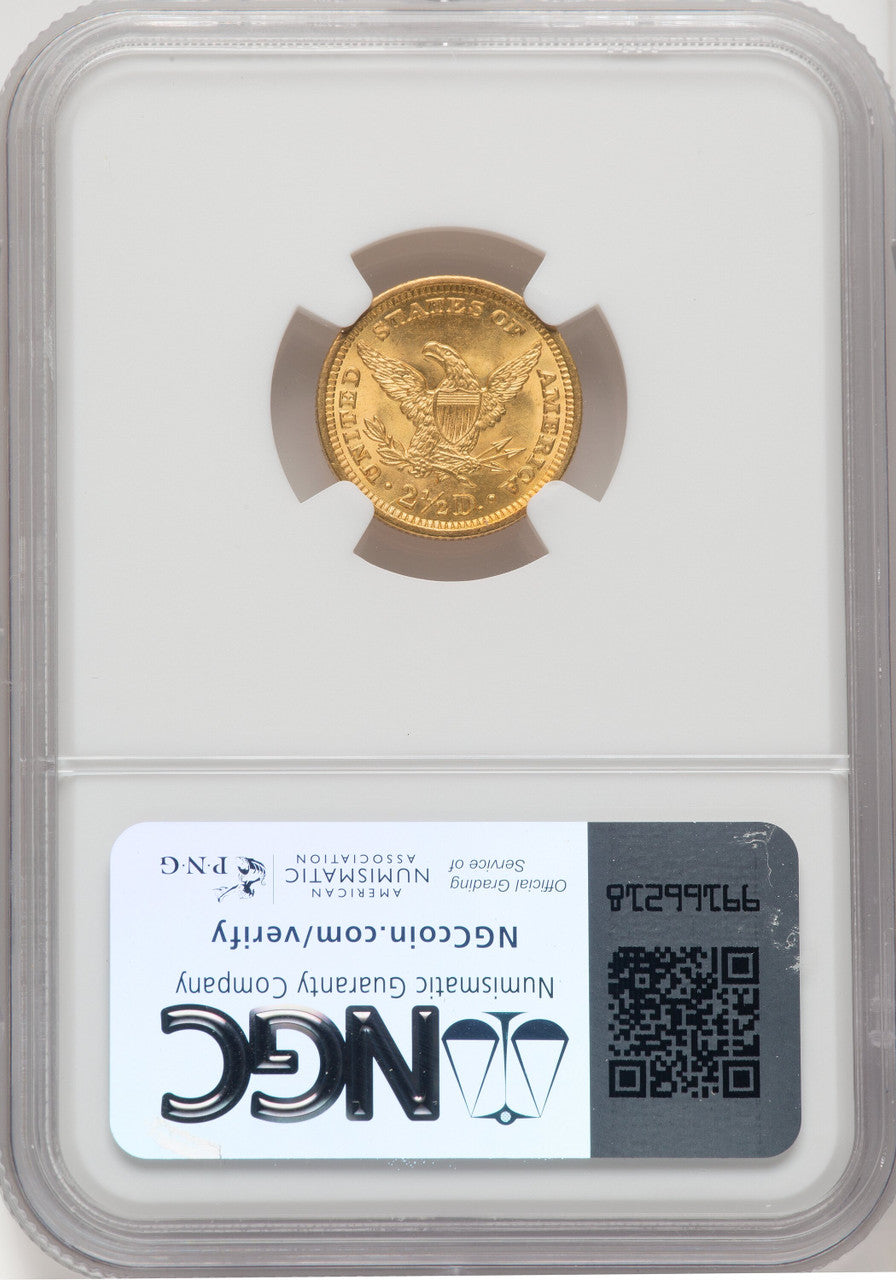 1906 $2.50 Liberty Quarter Eagle NGC MS66 (910480061)