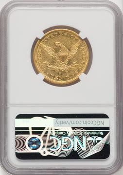 1856-S $10 Liberty Eagle NGC AU58 (910419015)