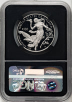 2016-W $100 One-Ounce Platinum Eagle First Strike FR Blue NGC PF70 (770462090)