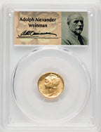 2016-W 10C Mercury Dime Gold 100th Anniversary First Day of Issue PCGS SP70