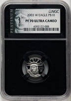 2003-W $10 Tenth-Ounce Platinum NGC PF70 (770462042)