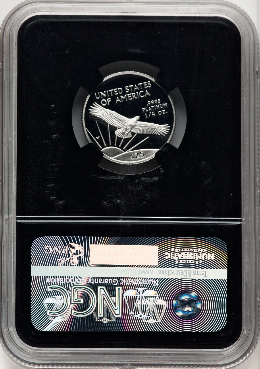 1997-W $25 Quarter-Ounce Platinum Eagle Statue of Liberty NGC PF70 (770462022)
