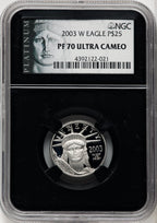2003-W $25 Quarter-Ounce Platinum Eagle Statue of Liberty NGC PF70 (770462043)