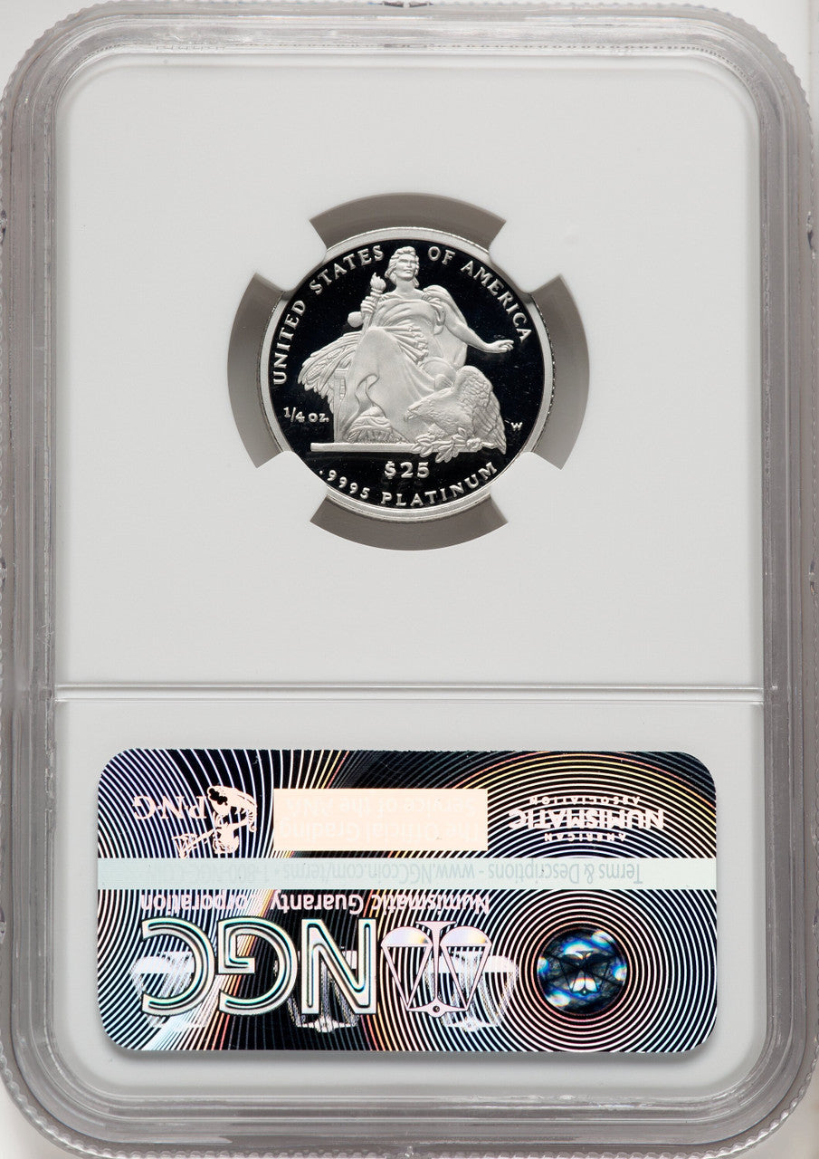 2004-W P$25 Quarter-Ounce Platinum Eagle Statue of Liberty NGC PF70 (770462051)