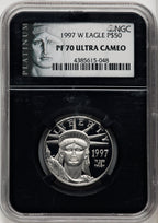 1997-W $50 Half-Ounce Platinum Eagle NGC PF70 (770462023)