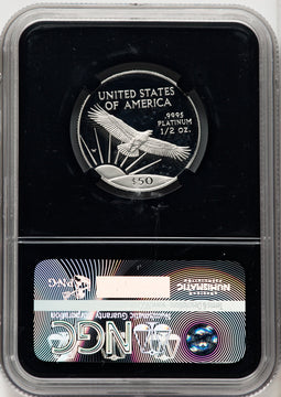 1997-W $50 Half-Ounce Platinum Eagle NGC PF70 (770462023)