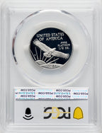 1997-W $50 Half-Ounce Platinum Eagle Blue Gradient PCGS PR70 (768519002)