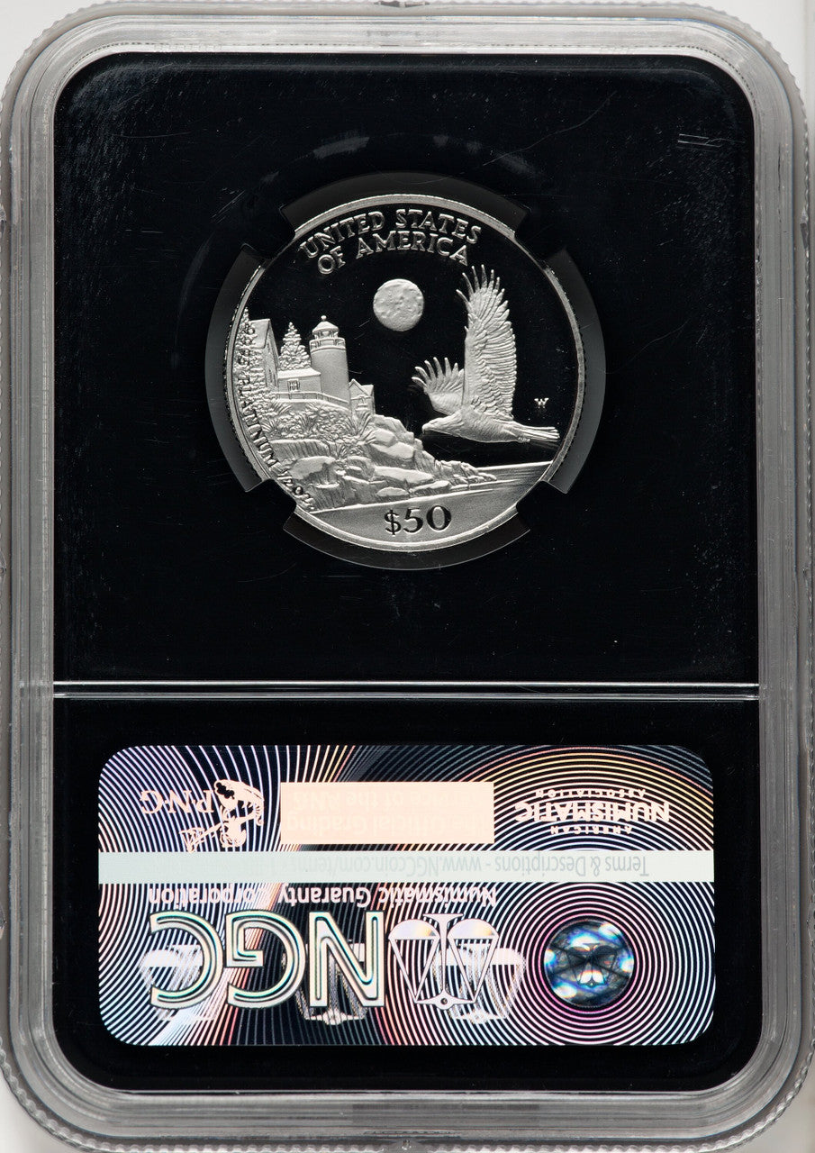 1998-W $50 Half-Ounce Platinum Eagle NGC PF70 (770462027)