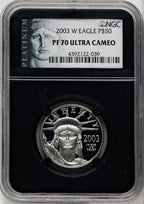 2003-W $50 Half-Ounce Platinum Eagle NGC PF70 (770462044)