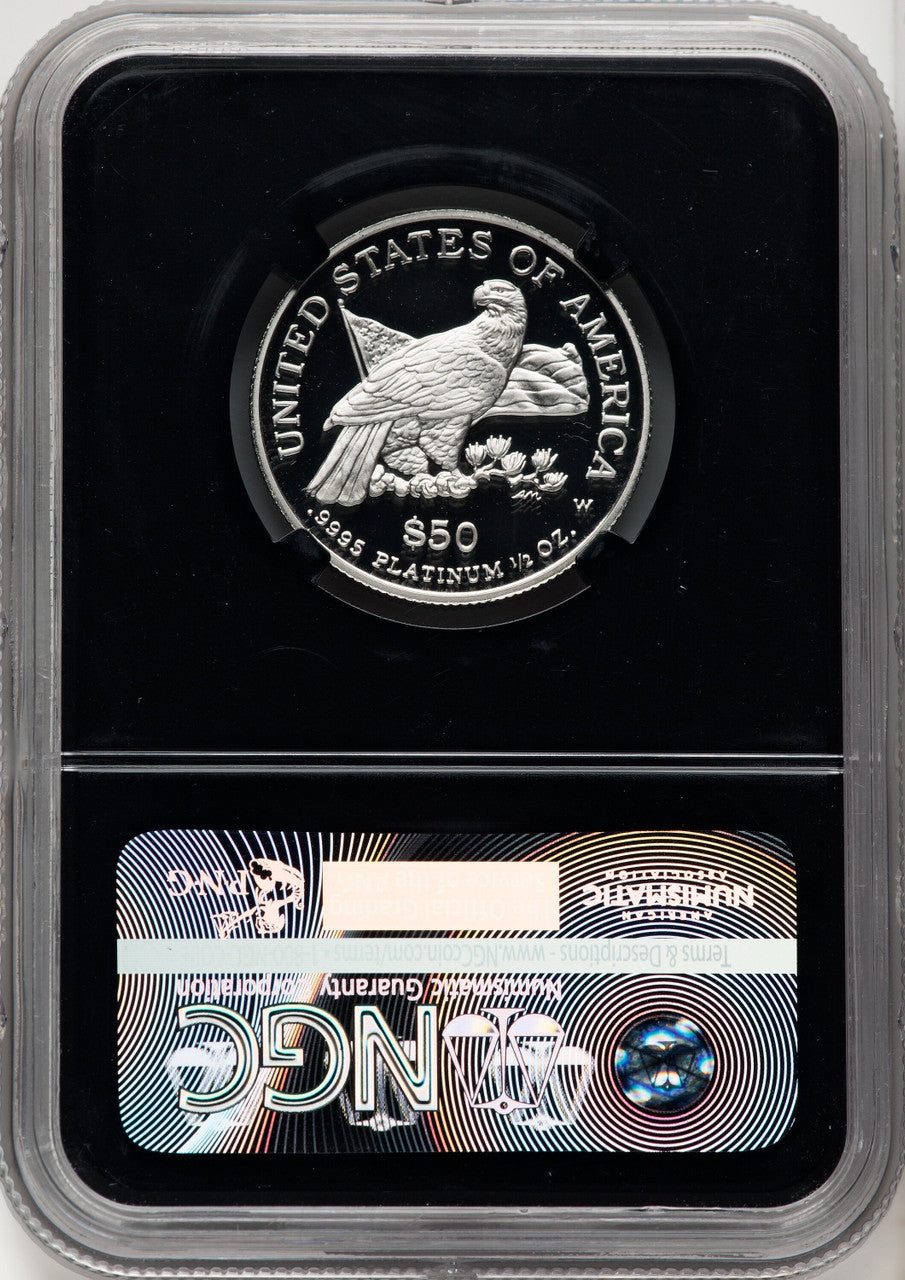 2003-W $50 Half-Ounce Platinum Eagle NGC PF70 (770462044)