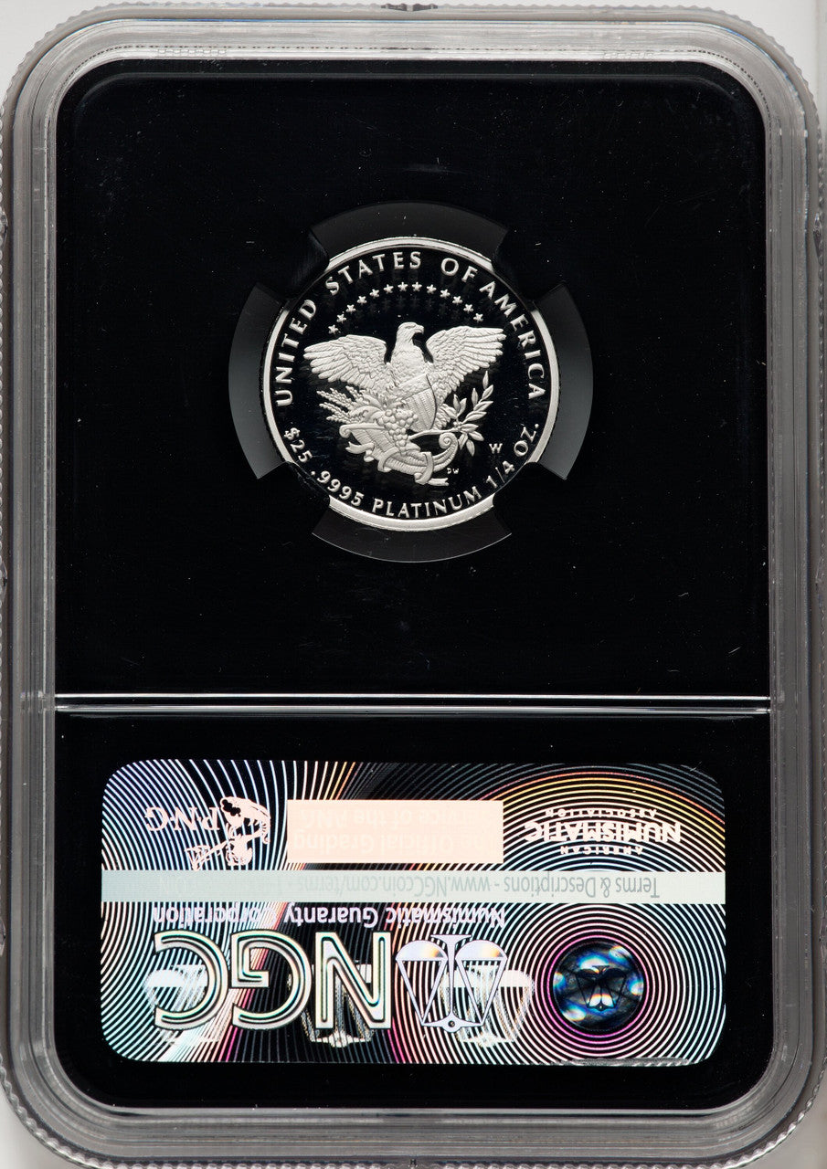 2005-W $25 Quarter-Ounce Platinum Eagle Statue of Liberty NGC PF70