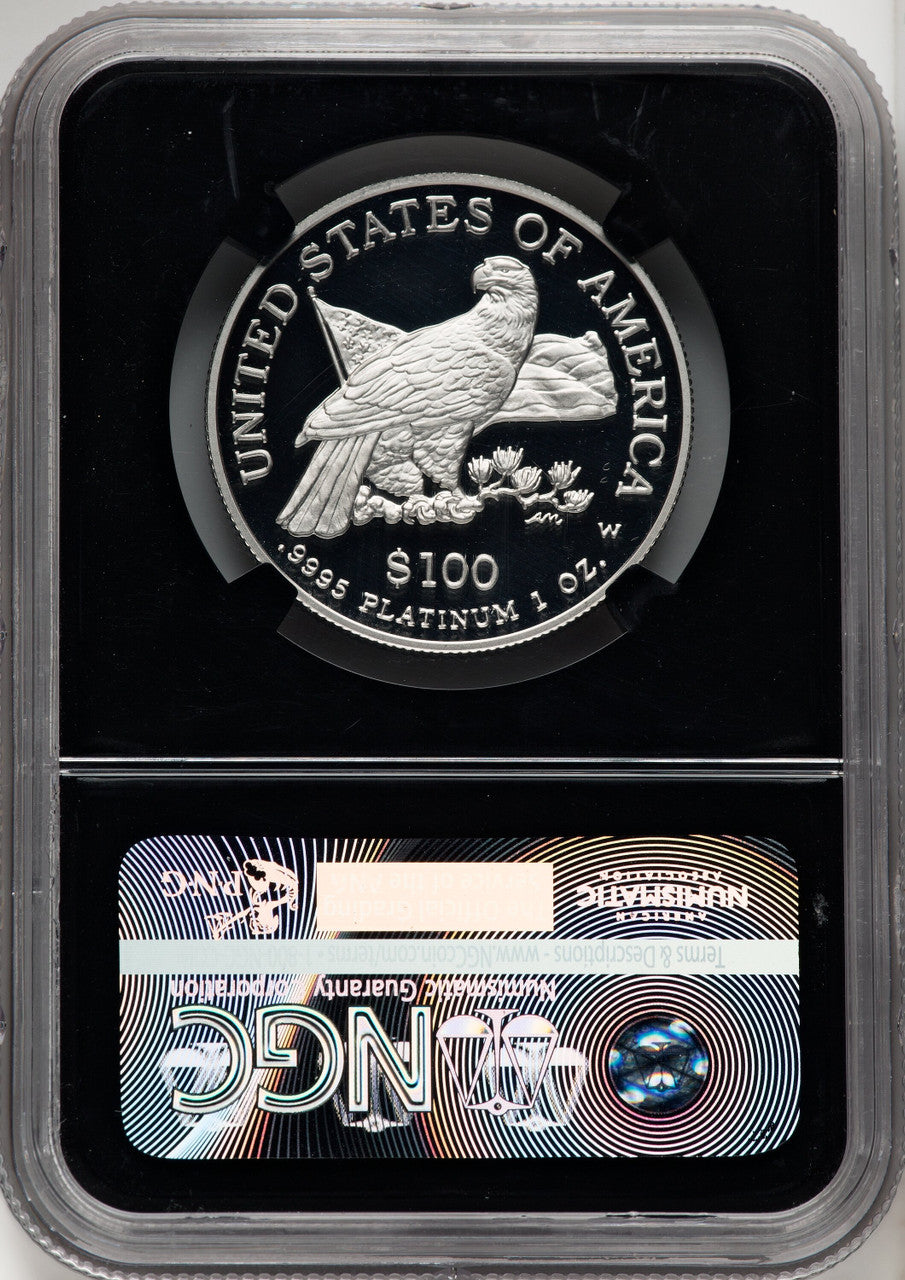 2003-W $100 One-Ounce Platinum Eagle Statue of Liberty NGC PF70 (770462045)