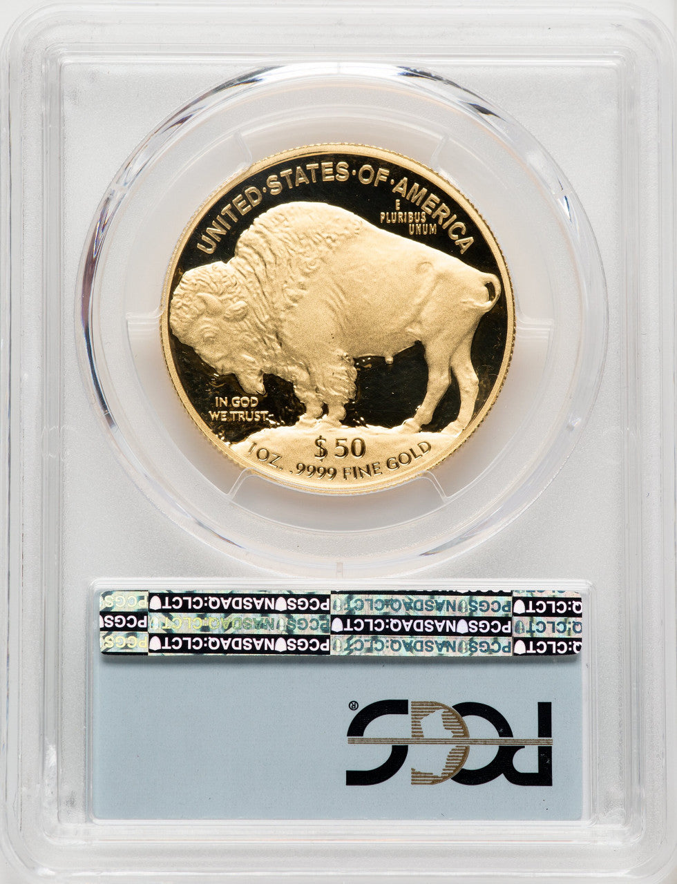 2020-W G$50 Gold Buffalo DCAM Blue Gradient PCGS PR70 (766691035)
