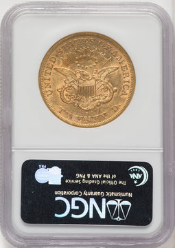 1864-S $20 Liberty Double Eagle NGC AU55