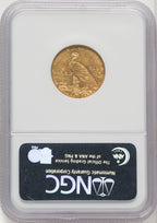 1912 $5 CAC Indian Half Eagle NGC MS64