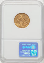 1908-D $5 Indian Half Eagle NGC MS64 (770582022)