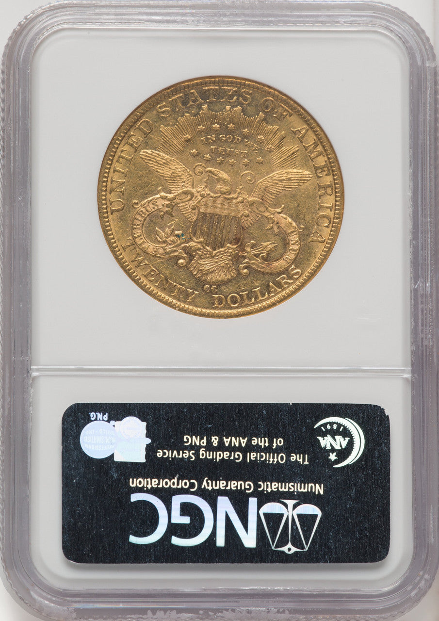 1882-CC $20 Liberty Double Eagle NGC AU55 (770582048)