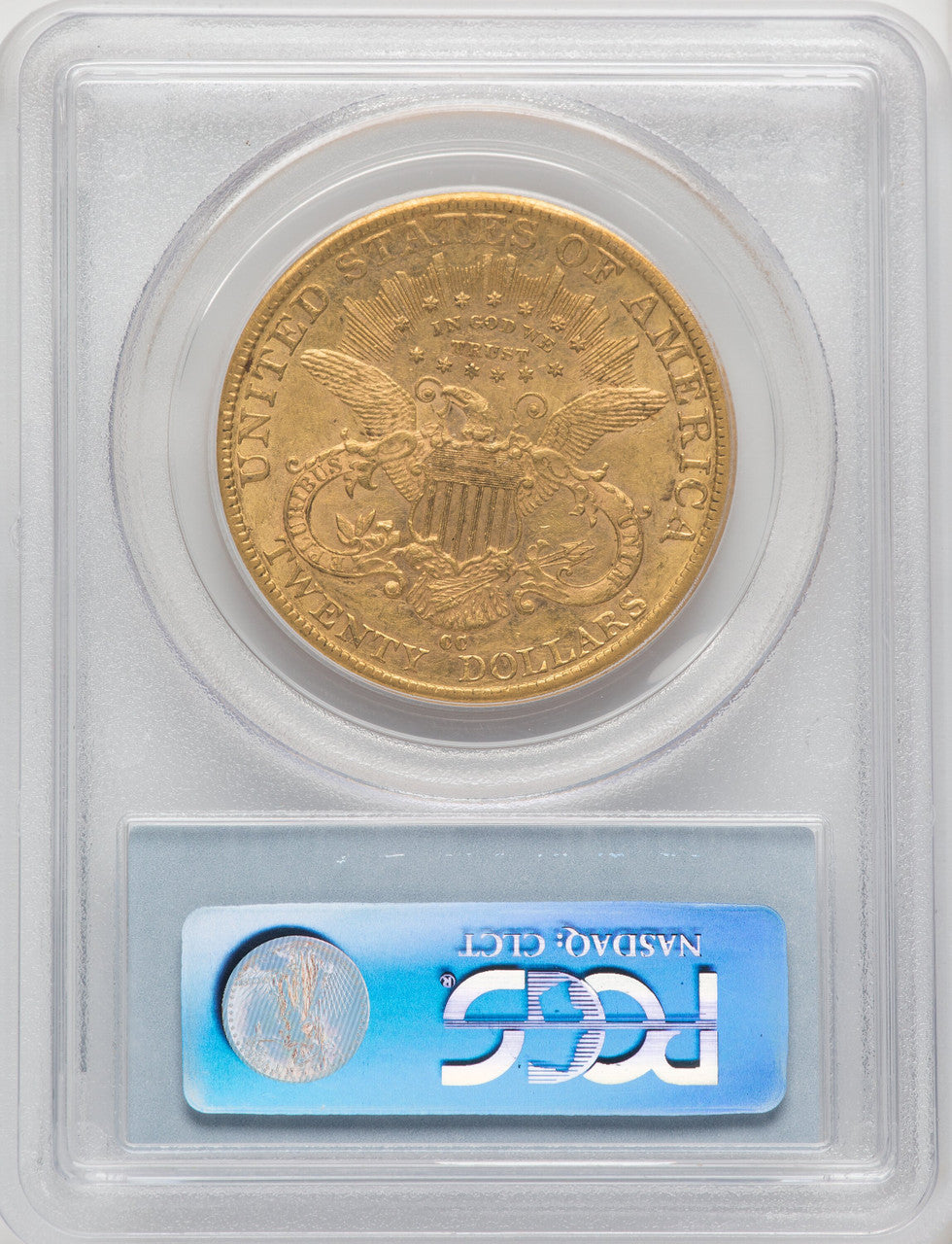 1882-CC $20 Liberty Double Eagle PCGS AU55