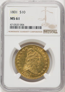 1801 $10 Early Eagle NGC MS61 (770582008)