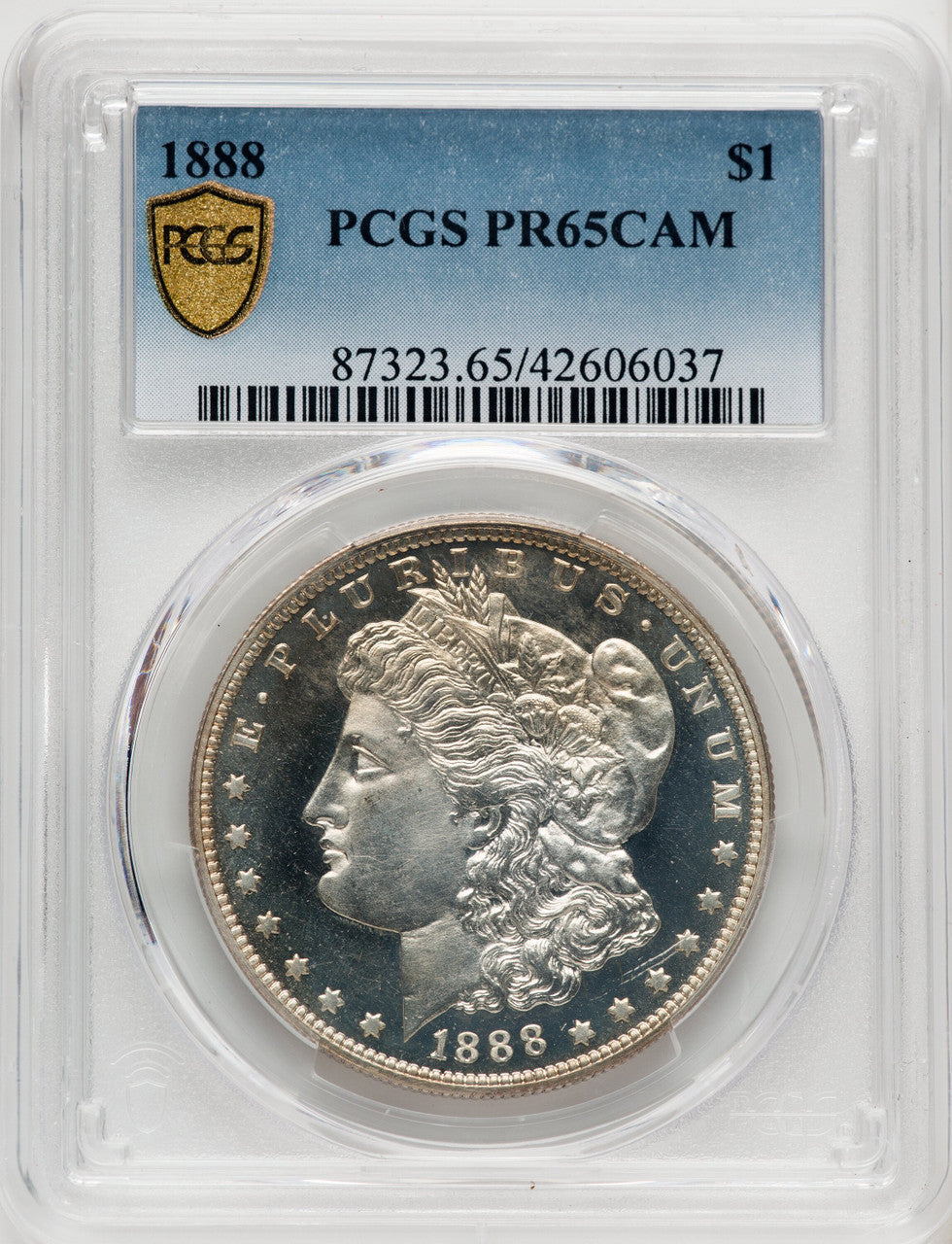 1888 CA Proof Morgan Dollar PCGS PR65