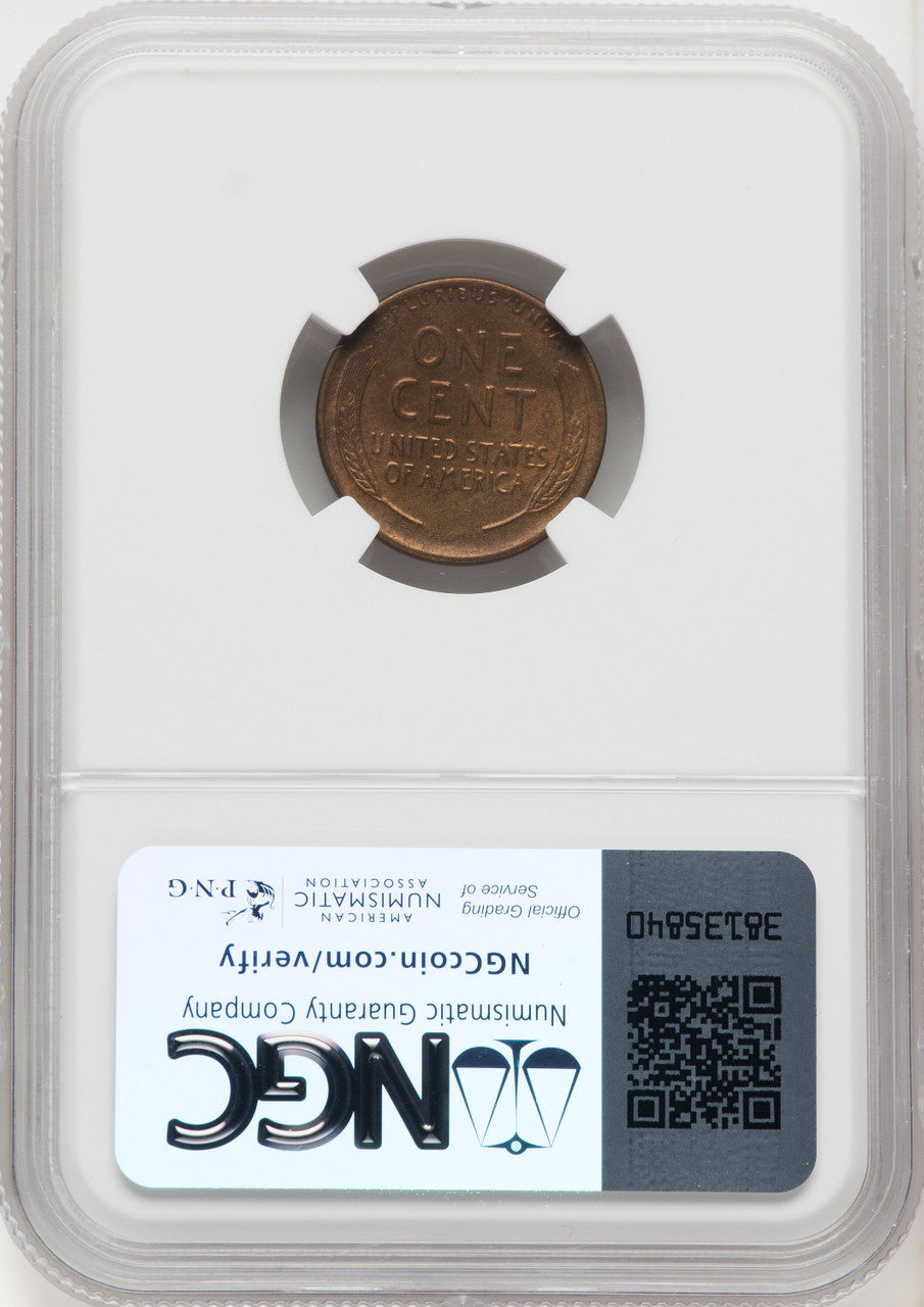 1912-S 1C RB Lincoln Cent NGC MS65