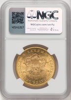 1860 $20 Liberty Double Eagle NGC MS62+