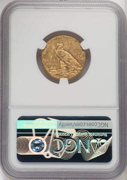 1915-S $5 Indian Half Eagle NGC MS61