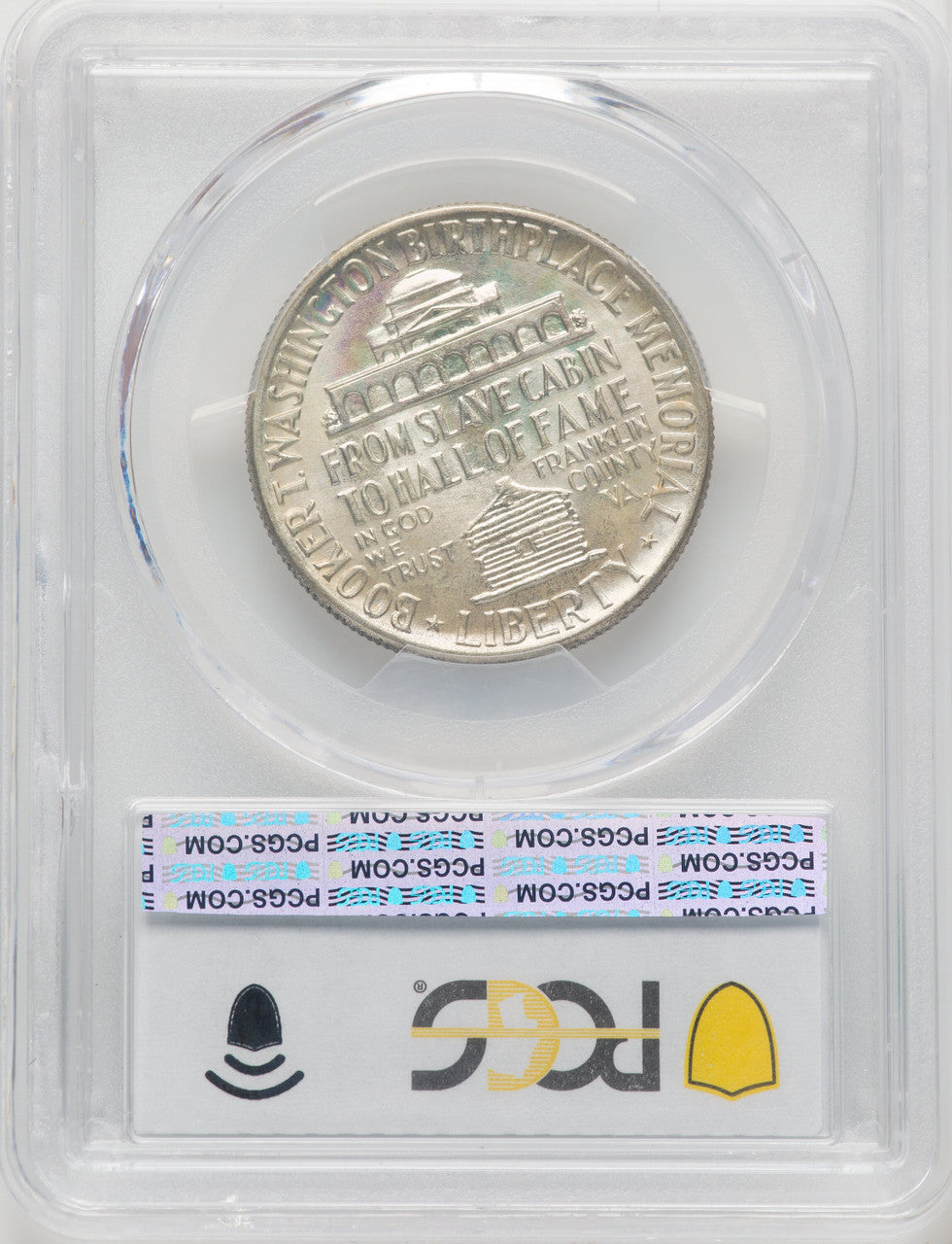 1950 50C Booker T. Washington CAC Commemorative Silver PCGS MS67+