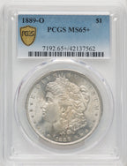 1889-O Morgan Dollar PCGS MS65+