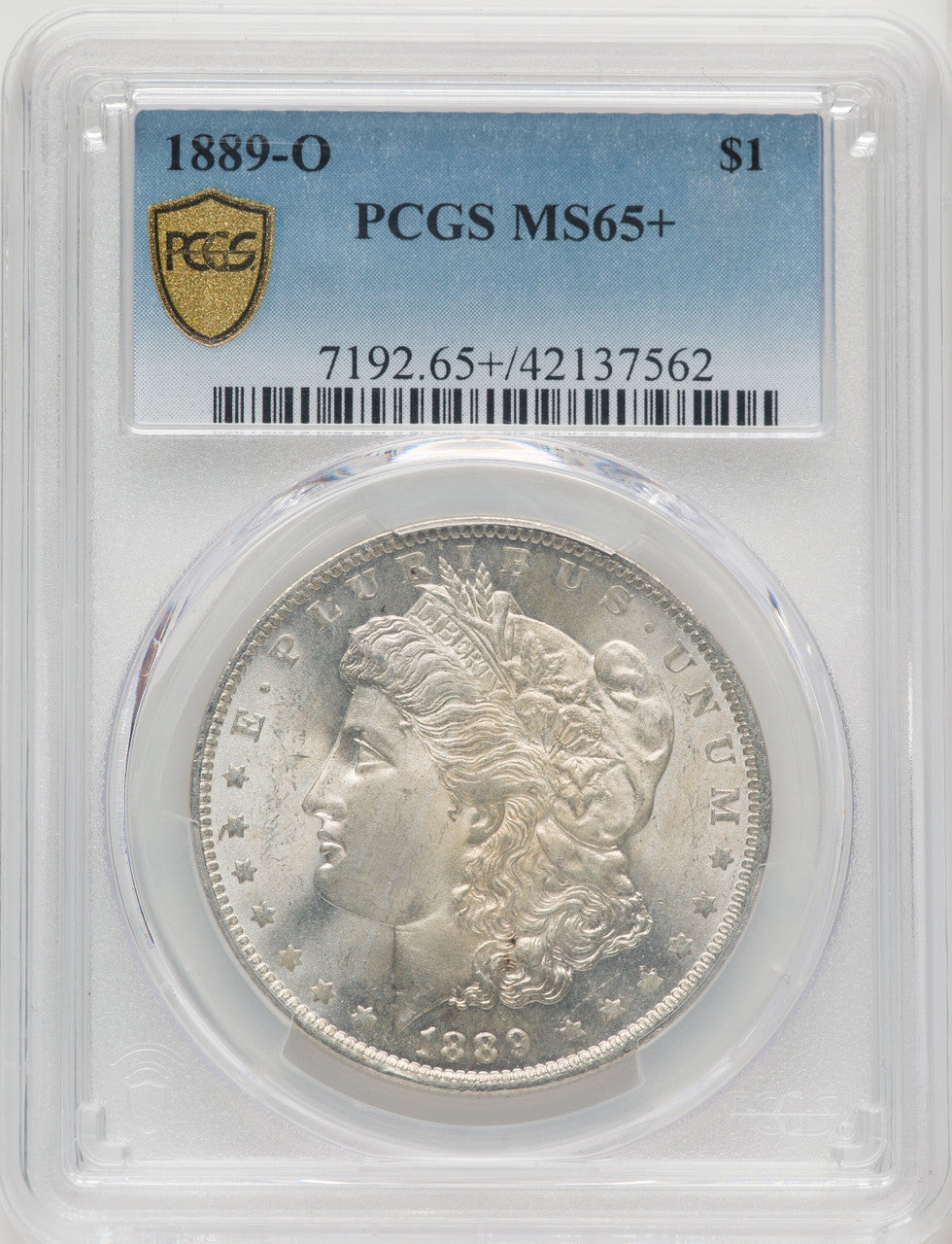 1889-O Morgan Dollar PCGS MS65+