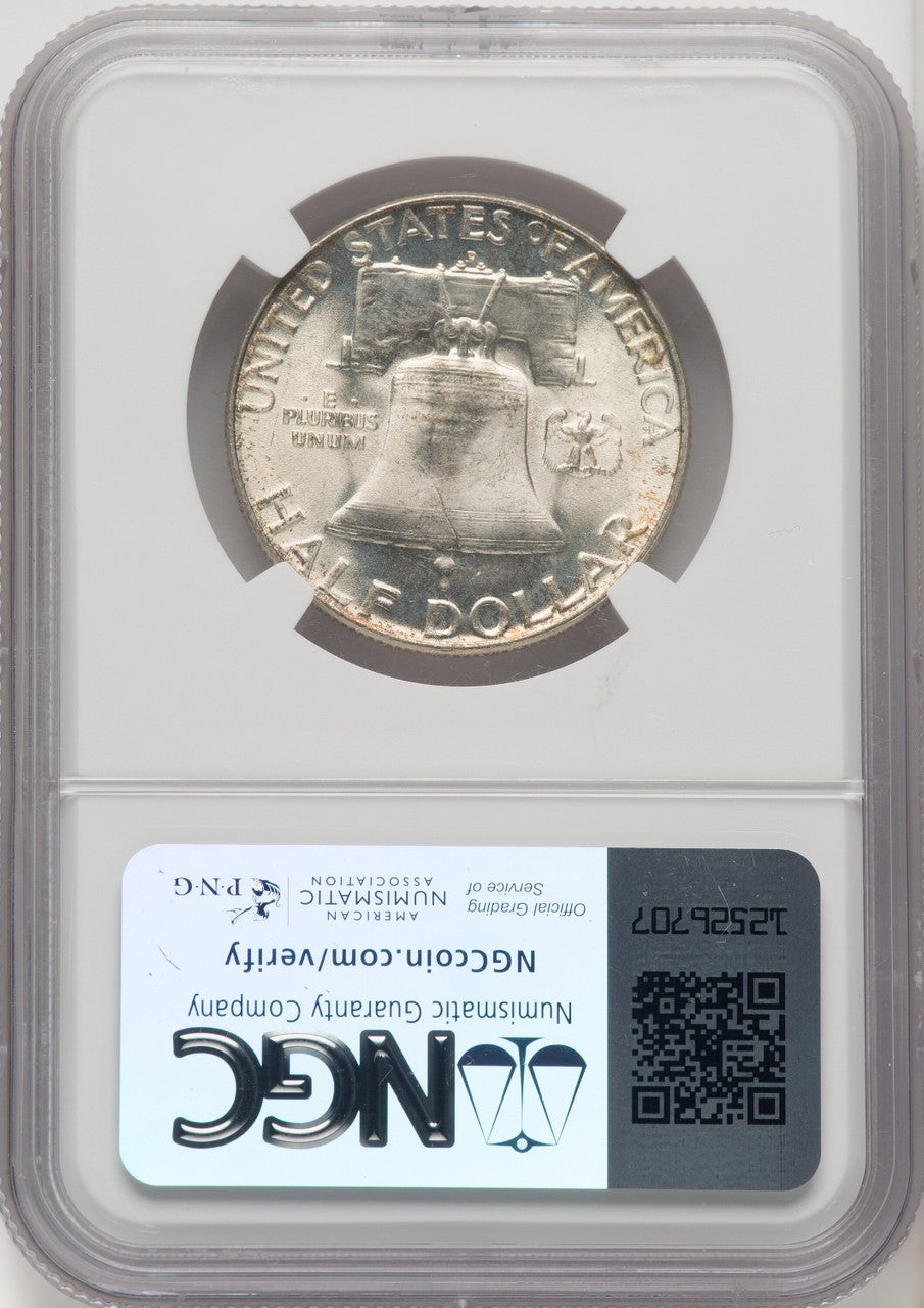 1950-D 50C FL Franklin Half Dollar NGC MS67