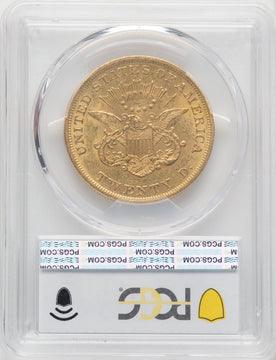1853/2 $20 Liberty Double Eagle PCGS MS61