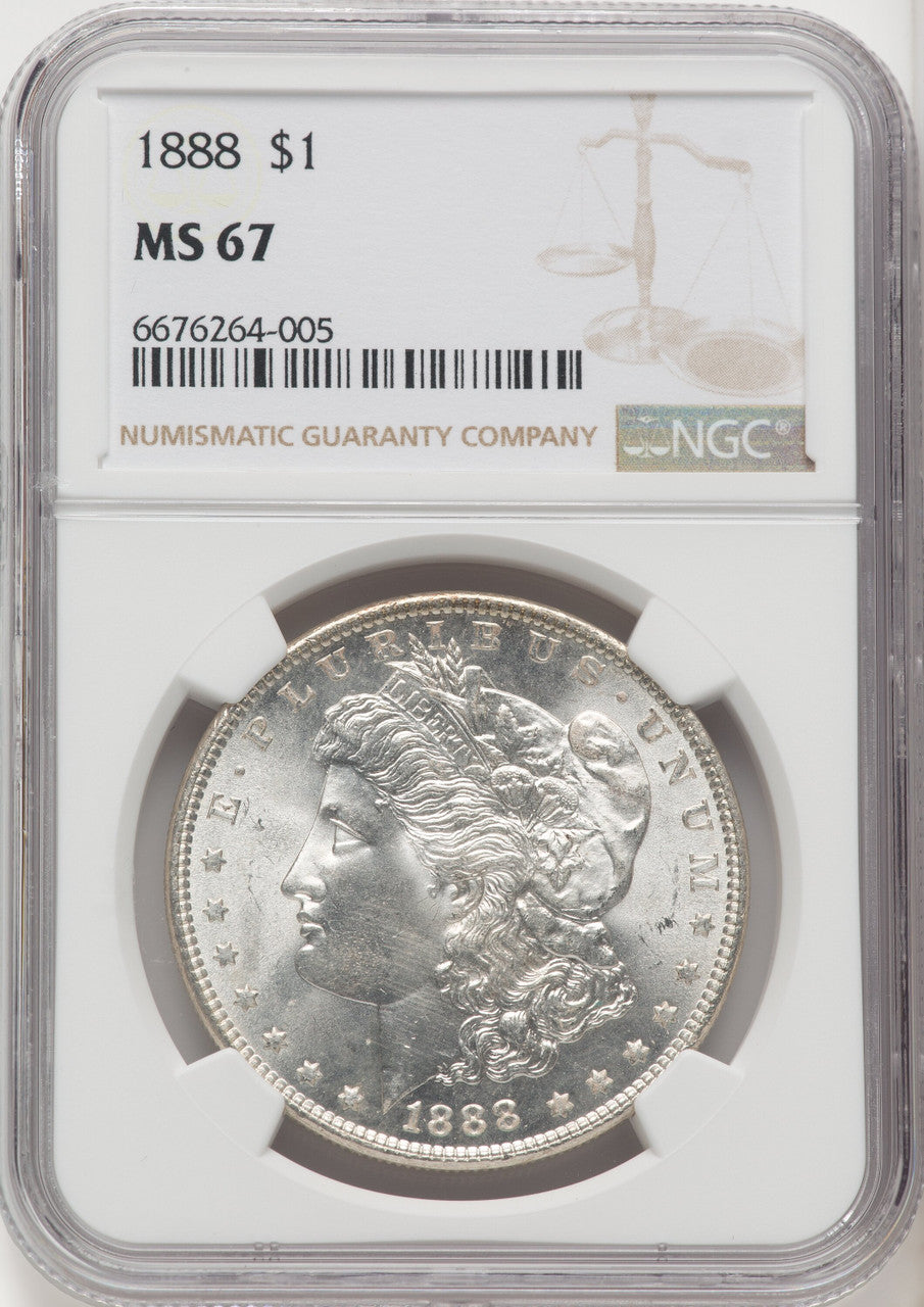 1888 Morgan Dollar NGC MS67 (770677021)