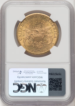 1883-CC $20 Liberty Double Eagle NGC MS61 (770677014)
