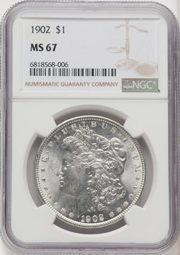 1902 Morgan Dollar NGC MS67