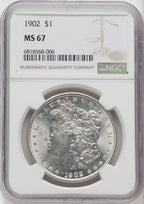 1902 Morgan Dollar NGC MS67