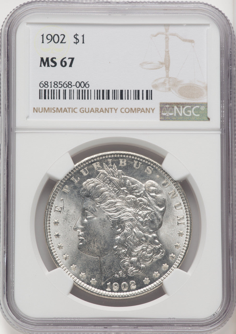 1902 Morgan Dollar NGC MS67