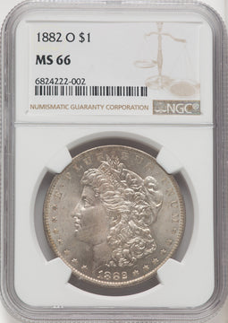 1882-O Morgan Dollar NGC MS66