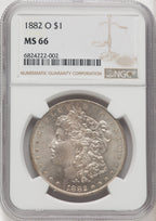 1882-O Morgan Dollar NGC MS66