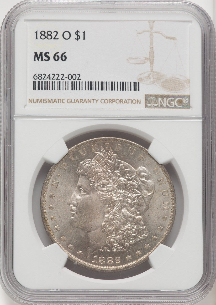 1882-O Morgan Dollar NGC MS66