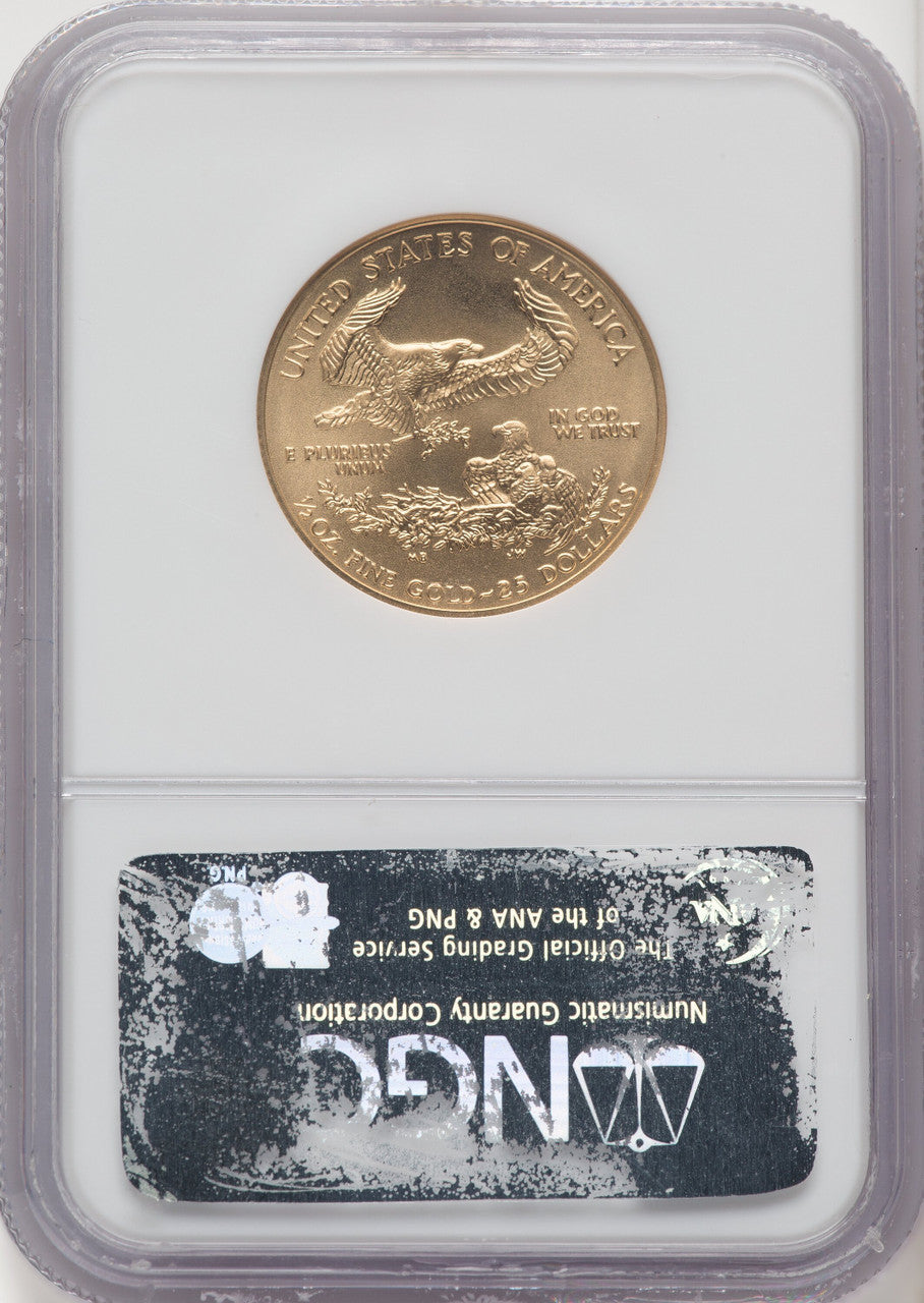 2005 $25 Half-Ounce Gold Eagle NGC MS70 (770569079)
