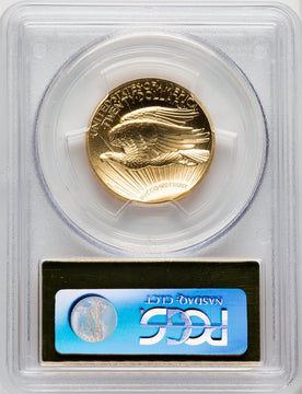 2009 $20 One-Ounce Gold Ultra High Relief Twenty Dollar Gold Foil PCGS MS70 (770602037)