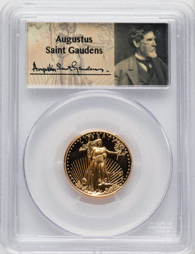 2001-W $10 Quarter-Ounce Gold Eagle Saint-Gaudens St. Gaudens Signature PCGS PR70