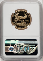 1990-P $25 Half-Ounce Gold Eagle Ed Moy NGC PF70