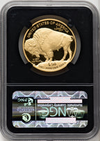 2013-W $50 One-Ounce Gold Buffalo Bison Label NGC PF70