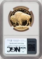 2006-W $50 One-Ounce Gold Buffalo .9999 Fine Gold Brown Label NGC PF70 (770548009)